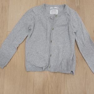 Girls grey Zara cardigan size 7